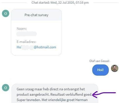 Chat Testimonial Herman 3