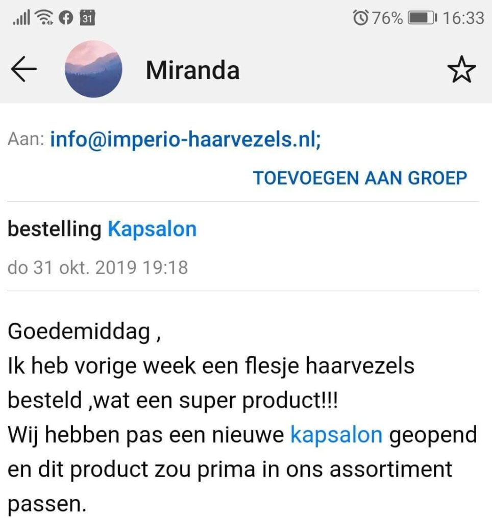 Testimonial Email Mobiel 3