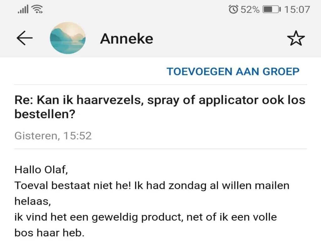 Testimonial Email Mobiel 7