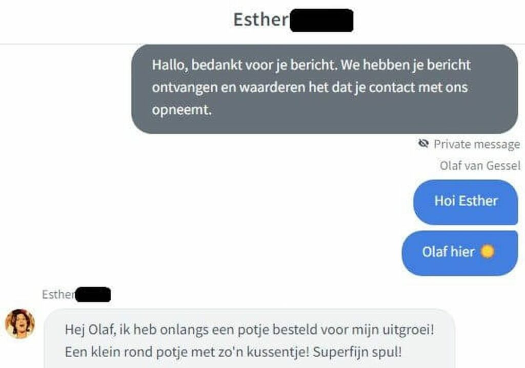 Uitgroeipoeder IMPERIO Review Esther