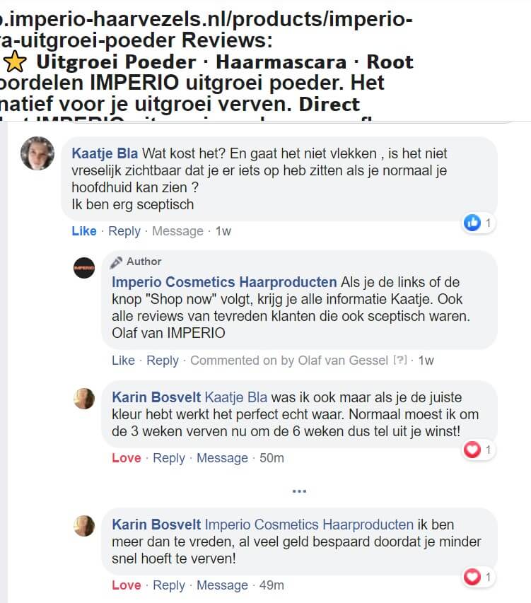 Uitgroeipoeder Karin